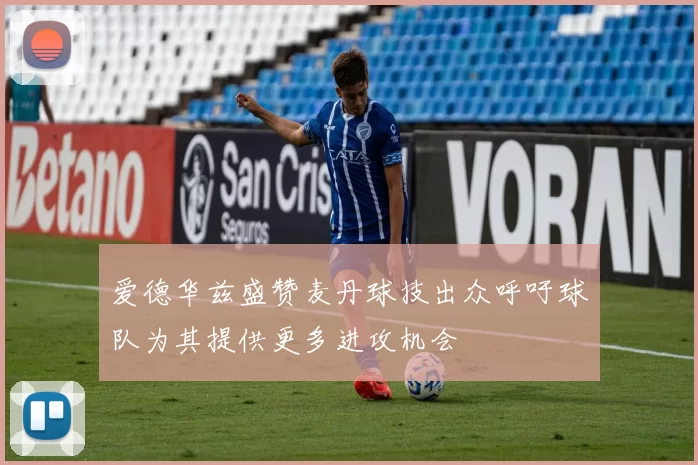 爱德华兹盛赞麦丹球技出众呼吁球队为其提供更多进攻机会